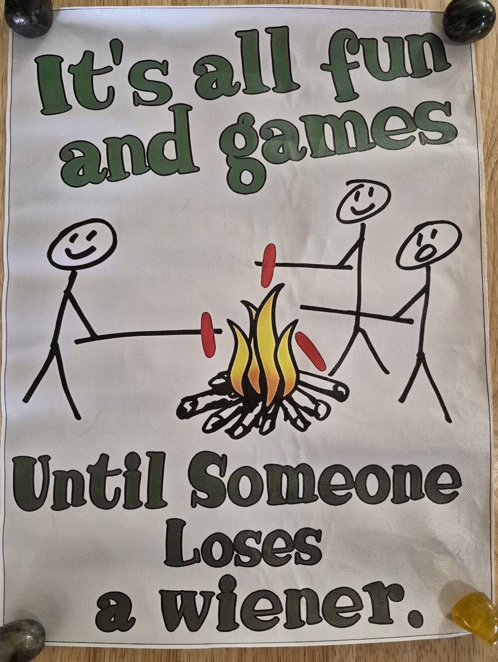 Funny Camping Outdoor Poster Print